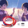 Pulsera Your Name Diadema Mabuchi Mitsuha Pulsera Bidimensional Periférica Cuerda de Nudo Trenzada Hombres y Mujeres