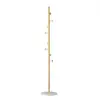 Perchero de Pie Minimalista de Lujo Ligero, Perchero de Placa de Roca Estilo Crema, Perchero Ahorrador de Espacio para Entrada de Casa
