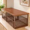 Estante de Almacenamiento de Escritorio Cafetera Almacenamiento Extraíble Multicapa Mesa de Comedor Bocadillos Encimera de Cocina Mesa Cajón Portavasos