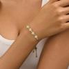 Pulsera Geométrica Minimalista Retro de Moda con un Toque de Alta Gama, Diseño Único, Versátil para el Traslado