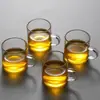 Tetera de Vidrio de Borosilicato Alto con Filtro Incorporado, Asa de Bambú, Olla para Preparar Té, Olla para Separar el Agua del Té