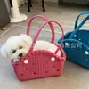 Bolsa para Mascotas de Estilo Coreano de Eva para Gatos y Perros, Bolsa con Agujeros para Hacer tú Mismo, Bolsa Portátil de Viaje para la Playa, Se Puede Guardar