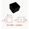 Tapa cuadrada de silicona resistente a altas temperaturas, negro transparente, tapa protectora de USB resistente al desgaste, anticolisión, aislante, a prueba de polvo, tapa de pie de forma especial
