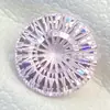 Fornecido diretamente pelo fabricante: Zircônio Colorido Natural Roda Gigante 6mm Pedra Solta para Rosto de Anel de Joia, Criativo e Leve Luxo