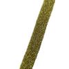 Em estoque fita de seda tricotada dourada e prateada 1,2 cm de largura fita colorida 1 cm de largura fita colorida para decoração DIY
