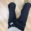 Jeans Negros de Pierna Ancha para Mujer en Otoño e Invierno Nuevo Talla Grande Gorditas Sueltos Caída Look Adelgazante Cintura Alta Pantalones Rectos Estrechos