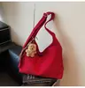 Moda Outono e Inverno Veludo Coteleiro Bolsa Grande para Mulheres 2026 Nova Casual Bolsa Tote de Grande Capacidade Elegante Bolsa de Ombro Transversal Tendência