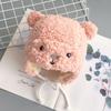Gorro de bebé otoño e invierno oso de bebé peluche tigre orejeras lindo súper lindo bebé a prueba de viento cálido invierno