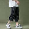 Pantalones Cortos Frescos de Seda de Hielo para Hombre, Pantalones Cortos de Verano Delgados por Encima de la Rodilla, Pantalones Cortos Deportivos Holgados, Marca de Moda Talla Grande