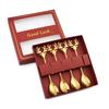 Conjunto de Colher e Garfo de Aço Inoxidável J304 Alce Colher Garfo Natal Colher Garfo Conjunto Colher de Mistura para Café Sobremesa Colher de Natal