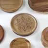 Tampas de Madeira Maciça, Tampas de Madeira de Acácia, Potes Selados de Vidro para Grãos de Café e Chá, Recipientes de Armazenamento de Grau Alimentício, Tampas de Madeira de Bambu
