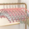 Tendedero Multifuncional con Múltiples Pinzas para Uso Doméstico, Antideslizante, de Acero Inoxidable sin Marcas para Calcetines y Ropa Interior, Ahorrador de Espacio para Balcón