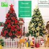 1,5 m 1,8 m pacote de árvore de Natal criptografada de luxo hotel shopping center decorações de Natal enfeites para janela de casa