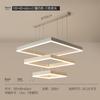 Uau, o Lustre da Sala de Estar é uma Luminária Moderna Minimalista Estilo Nórdico para a Sala de Jantar, Apresentando um Design Minimalista de Vela Branca, uma Grande Luminária Principal
