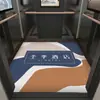 Alfombrilla de piso de elevador corte de logo alfombra especial para semana de coche pegamento para piso de PVC corte de cuero imitación mármol