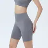 Comercio exterior transfronterizo pantalones cortos de yoga europeos y americanos, pantalones de fitness para exteriores ajustados de Amazon, pantalones de tiburón de color liso para levantar glúteos en ciclismo para mujer