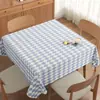 Mantel Cuadrado Impermeable a Prueba de Aceite Lavable Resistente al Calor Estilo Ins Mantel Cuadrado para Mesa de Comedor Mantel Fresco Moderno para Mesa de Café