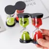 Arena de reloj creativa combinada al por mayor, temporizador de 5/30 minutos, vaso de tiempo, anticaída, regalo para niños, adorno de reloj de arena