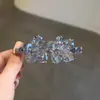 Clip de Flor de Cristal de Alta Gama para Industria Pesada Clip de una Sola Punta para Mechones Laterales Exquisito Suave Clip para el Cabello de Alta Calidad Clip para Cabello Rebelde Accesorios para el Cabello