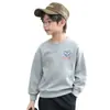 Roupas especiais para pais e filhos para uma família de três ou quatro filhos Suéter pequeno de amor para Primavera e Outono Estilo ocidental mãe-filho Moda feminina