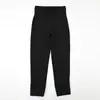Calça Esportiva Meninas Primavera e Outono Nova Solta Emagrecedora Com Punho na Barra Cintura Alta Casual Calça de Moletom Calça American Sharkskin Fina