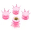 Decoración de Neumático de Coche Tapa de Válvula de Corona Tapa de Válvula de Corona de Plástico con Núcleo de Cobre Electroplateado Inflable Luminosa