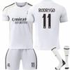 2526 Nova Camisa de Futebol Cavalo Real Camisa de Casa N°. 7 Ronaldo Não. 9 Mbappé Não. 10 Terno Infantil Adulto