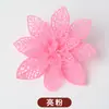 Guirlandas Coloridas de Venda Quente Transfronteiriça Decorações de Natal Flores de Plástico Vazadas Flor de Pó Dourado Guirlanda de Trepadeira Flores de Natal