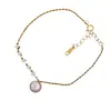 Accesorios DIY base de pulsera de perlas elegante de plata de ley S925, base de joyería para pulsera de lujo ligero 6-10