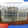 Cerca de Subestação Guarda-corpo Isolado Poste de Construção Tipo Inserção de Resina Cerca Protetora de Fibra de Vidro