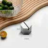 Suporte de Cartão de Mesa em Aço Inoxidável Pegador de Comida para Buffet Suporte de Exibição de Etiqueta de Comida Cartão de Lugar de Mesa de Hotel Nome