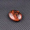 Piedra Natural Cristal 45x 35mm Cristal de Talco Piedra Original Ovalada Gema de Masaje Masaje Compresa Caliente Piedra de Energía