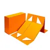 Caixa Dobrável de Peça Única, Caixa de Presente Dobrável de Luxo Personalizada, Caixa em Formato de Livro com Tampa Flip-Top Magnética, Caixa de Papelão Moldada de Peça Única