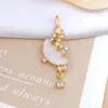 Collar Colgante Luna Mariposa Colorida Transfronterizo Accesorios Moda Femenina Nicho Elegante Gama Alta Accesorios de Joyería DIY