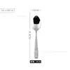 Talheres Talheres Ocidentais conjunto Conjunto Simples 430 Faca Garfo Colher Faca de Bife Colher Redonda Jieyang Aço Inoxidável