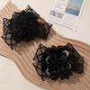 Lujo Ligero Perezoso de Alta Gama Satén Pedrería Lazo Flor DIY Hecho a Mano Horquilla Accesorios de Vestimenta Accesorios Accesorios