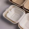 Caja de hamburguesas desechable degradable de 4 y 6 pulgadas, lonchera, caja de embalaje para tiramisú, pastel Bento de celebridades de Internet, caja de comercio exterior