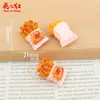 Tiras de Frango Picante Desossadas Acessórios de Resina DIY para Artesanato, Pingentes de Presilha com Gotejamento de Óleo, Chaveiros, Capas de Celular