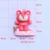Creme cola epóxi on-line celebridade morango urso decoração acessórios doce abraço urso carta marca Little Red Book Decoração