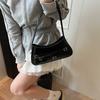 2025 Nuevo Verano Bolso de Axila Bolso de Mujer Moda de Alta Gama Bolso Cuadrado Pequeño Textura Nicho Coreana Bolso de Hombro Versátil
