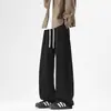 [Controle de Preço 69] Calça Casual da Moda Americana para Homens, Nova Calça Cargo de Verão Fina Solta Reta de Perna Larga