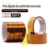 Fita de Alta Temperatura Pi Resistente ao Desgaste Isolante Bateria de Lítio Poliimida Dedo Dourado Fita Resistente a Altas Temperaturas Marrom