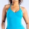 Chaleco deportivo de yoga de nailon de tres capas con protección total y almohadilla para el pecho, ideal para mujeres, ideal para el cuello, la espalda y el fitness al aire libre.