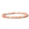 Pulsera de ágata natural de 4 mm con diseño de explosión transfronteriza de Amazon. Pulsera mini con dije de energía Joker simple para niña.