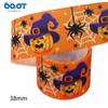 Cinta de Halloween de venta directa de fábrica, cinta de dibujos animados, cinta acanalada, cinta para decoración de fiestas, material para cinta de Halloween