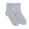 Calcetines de Punto Bordados con Hilo Dorado en Forma de Corazón, de Longitud Media, No Sueltan Pelusa, Calcetines Cálidos para el Hogar, Calcetines de Invierno para Dormir para Mujer, Fábrica de Calcetines de Felpa de Coral