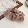 Presilha de Cabelo Banana Plissada Cintilante Estilo Fada para Mulheres, Presilha Vertical de Malha Gradiente Suave, Versátil e Elegante, Presilha de Cabelo com Strass de Luxo Leve Acessório de Cabelo
