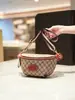 Riñonera Cruzada de Moda para Mujer Versátil Nueva Estampado de Letras Trendy Bolso de Pecho Tacto de Alta Gama Suministro Transfronterizo Bolso de Hombro