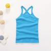 Chaleco de Algodón Puro para Niños Verano Sin Mangas Color Sólido Camiseta sin Mangas para Niños Camisola Pequeña para Niñas Camiseta Interior para Niños Pequeños