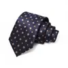 2026 Nova Gravata Masculina Transfronteiriça Mais Vendida Poliéster Gravata Amarrada à Mão Masculina 8cm Jacquard Gravata de Alto Padrão Shengzhou